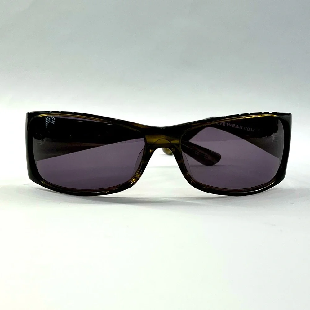 DSO Eyewear Menace Sunglasses in Shiny Black - Smoke
